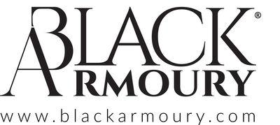 Black armoury logo